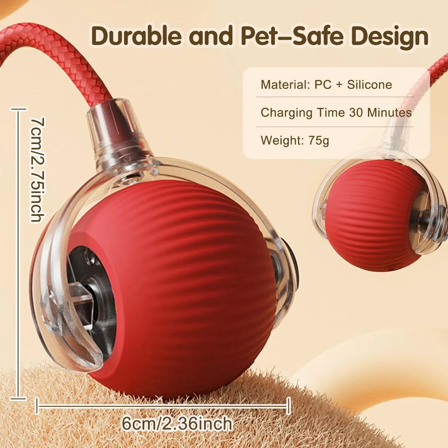 Automatic Rolling Pet Ball