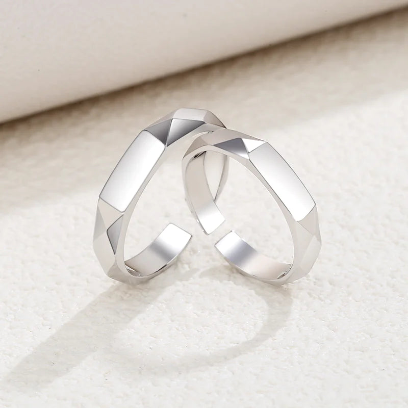 Elegant Sterling Duo Rings