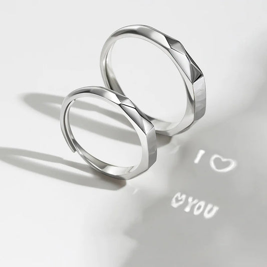 Elegant Sterling Duo Rings